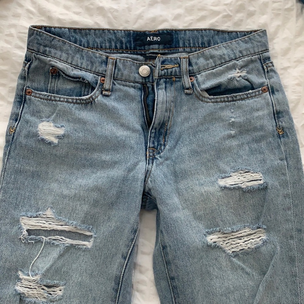 Aero boyfriend ripped jeans
